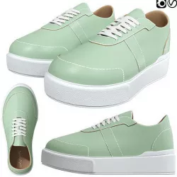 Sneakers Rispetto 581585 Green 3D model