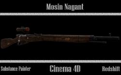 ww2 mosin nagant 3d models 【 STLFinder