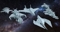 Spaceships - Future Team 3D model
