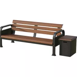 Sport Resting bench Long 3D model