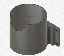 Spray can holer - Spraydosenhalter - 67mm (expandable)