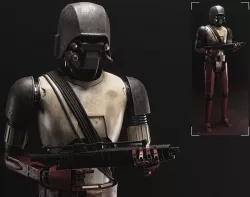 Star Wars HK-87 Droid - Fully Rigged 3D model