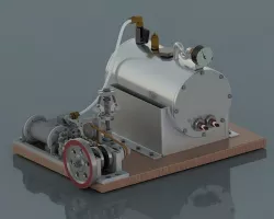 Steam Engine 3D model