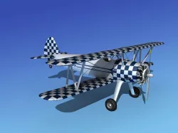 Stearman PT-17 Kaydet V18 3D model