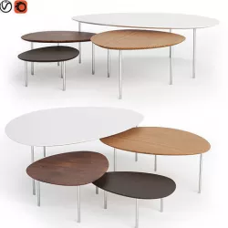 Stua Ecliple Nesting Tables 3D model