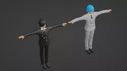 Suga - V - BTS Low-poly 3D model