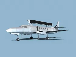 Swearingen RC-26B Condor Bear Metal 3D model