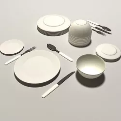 Tableware Set 3D model