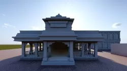 Temple - Mandir 3D model