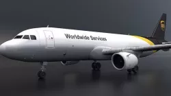 UPS Airbus A320 3D model