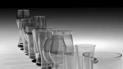 Various Beer Glasses Low-poly 3D model