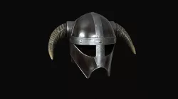 Viking helmet v4 Low-poly 3D model