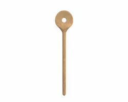 Wooden Spoon with hole 3D model