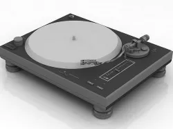 3D model Vestax Turntable 3D model