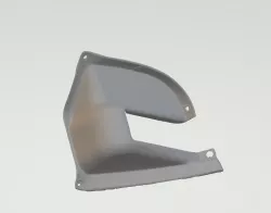 3D scanned Tailgate hinge cover VW T2 Bay Window