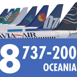 737 200 Collection Eight Oceania Airlines 3D model
