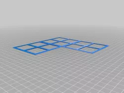8x8x8 matrix shell flat print