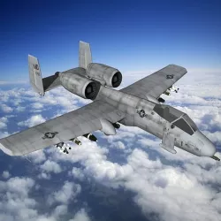 A10 Fighter 3D model