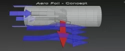 Aero Foil - Airwing Concept 3D model