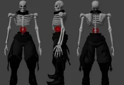 Ainz Ooal Gown in Overlord 3D model