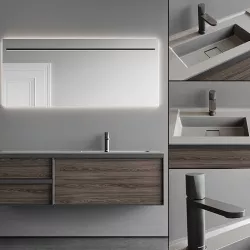 Antonio Lupi Bemade Vanity Unit Set 2 3D model