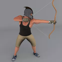 archer 3D model