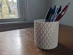 Asanoha Pattern Pen Holder