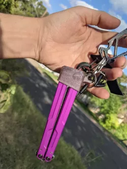 Balishoe Balisong Keychain Holder