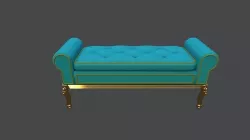Bed-end 3D model