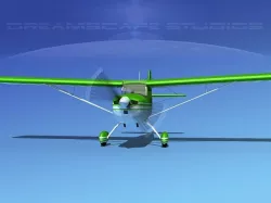Bellanca Citabria 7KC V06 3D model