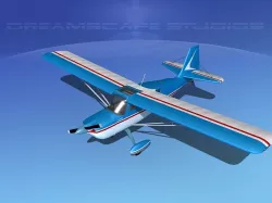 Bellanca Citabria 7KC V08 3D model