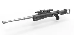 Blaster rifle A-180 from Star Wars 3D model