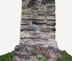 Brick Column 3D model