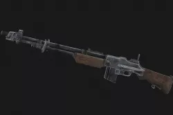Browning M1918 Low-poly 3D model