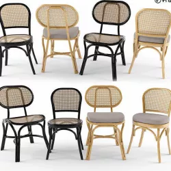 Chair Rattan 5 Bodeco 3D model
