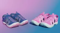Childrens sandals 3D model