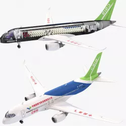 Comac C919 C 919 C-919 3D model
