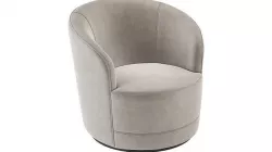 Crate and Barrel Infiniti Swivel Chair 3D model