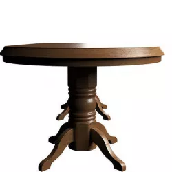 Dining table in several colors 3D model