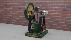 Double Acting Oscillating Steam Engine H Muncaster 3D model