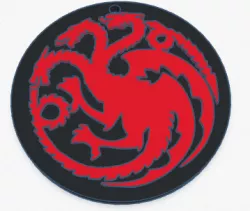 Dragon Sigil Key Chain