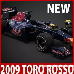 F1 2009 Scuderia Toro Rosso STR4 3D model