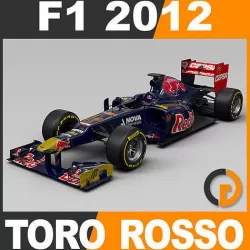 F1 2012 Scuderia Toro Rosso STR7 3D model