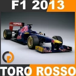 F1 2013 Scuderia Toro Rosso STR8 3D model