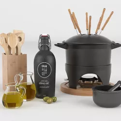 Fondue Set And Extras 3D model