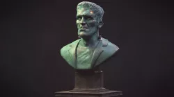 Frankenstein Low-poly 3D model