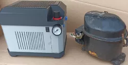 Fridge compressor housing - silent air & vacuum source