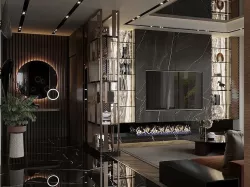 full interior scene pro models  Low-poly 3D model