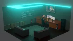 gameroom example 3D model