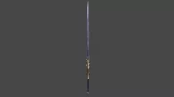Genshin Impact Song of Broken Pines Eula Sword 3D HighPoly Model 3D model